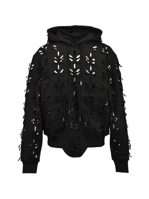 JUNTAE KIM laser-cut hoodie