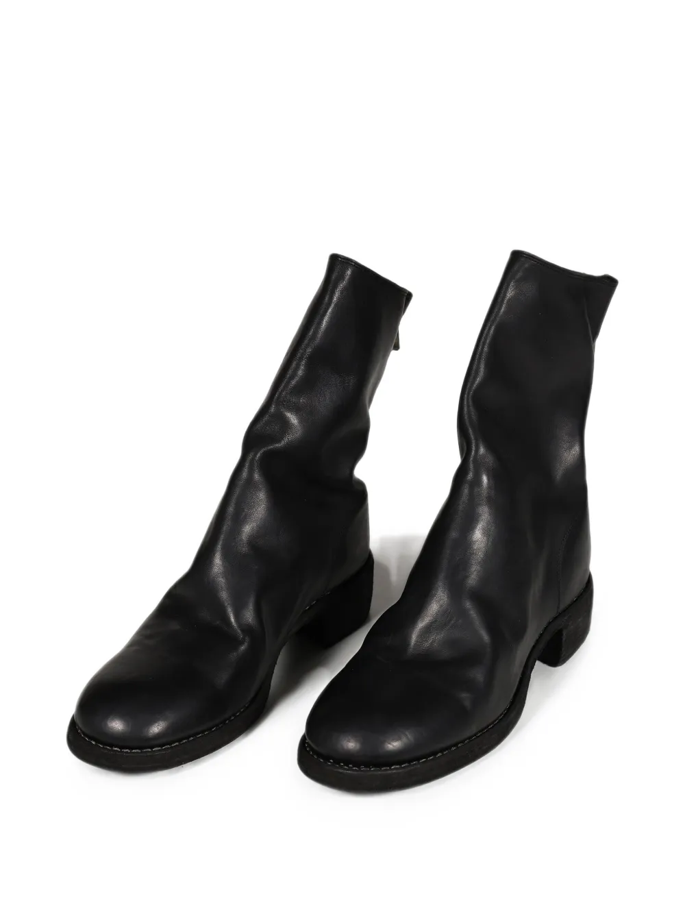 Guidi 788Z double-sole leather boots Zwart