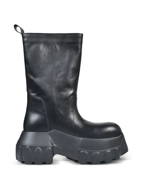 Rick Owens Mega Tractor leather boots