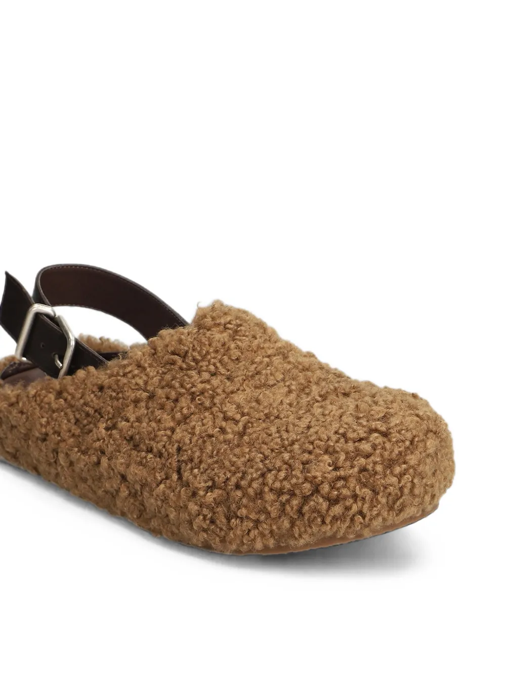 Vic Matie Boho Teddy shearling-effect slippers Bruin