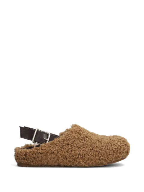 Vic Matie Boho Teddy shearling-effect slippers