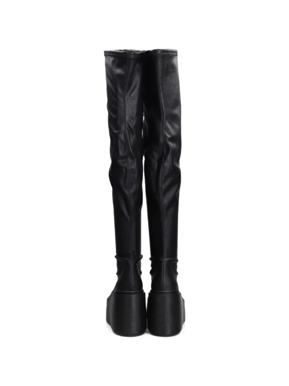 Vic Matie platform over-the-knee boots Zwart