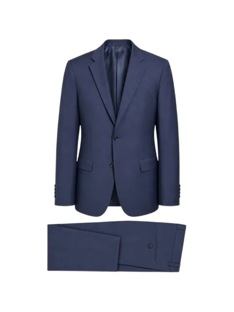 Grasil notched-lapels single-breasted suit