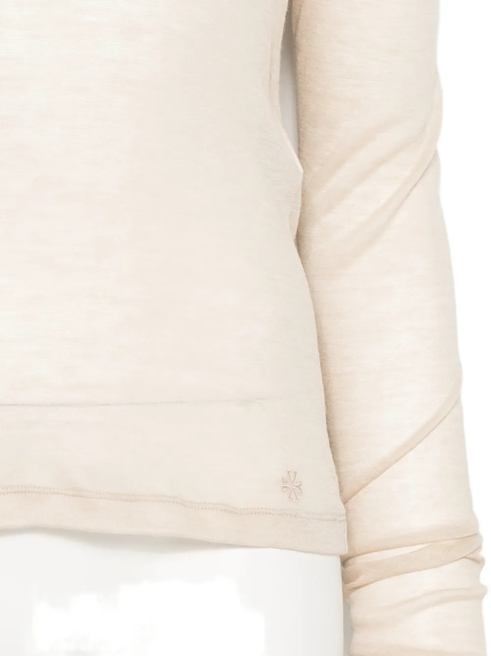 Jacob Cohën Slim-fit trui met hoge hals Beige