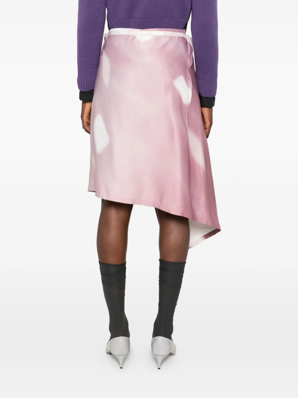 Julie Kegels Strapped asymmetrische mini-rok Roze