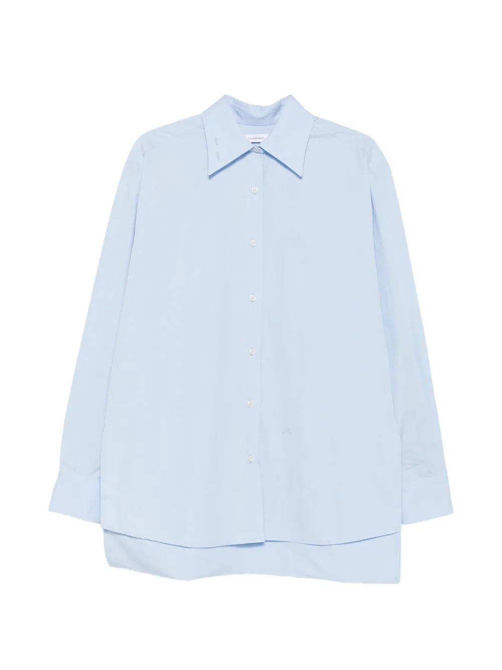 Julie Kegels button-down oversized shirt - Blue