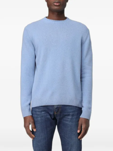  XC crew-neck ribbed-trim sweater