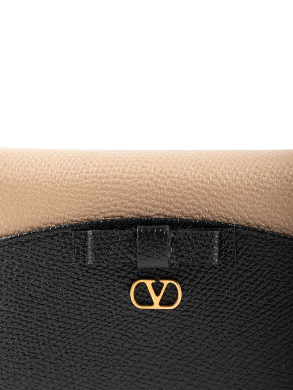 Valentino Garavani VLogo Signature portemonnee met strikdetail Zwart