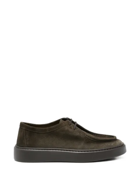 Doucal's lace-up suede loafers