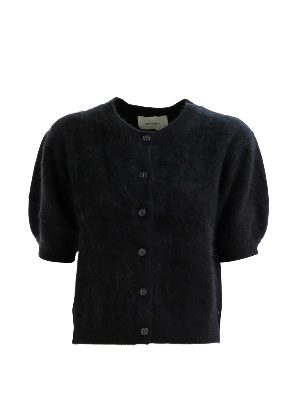 Lisa Yang brushed puff-sleeve cardigan