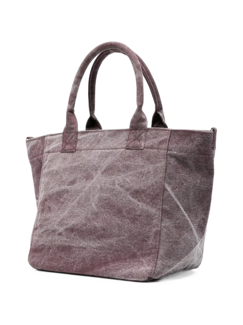 GANNI Shopper met print Paars
