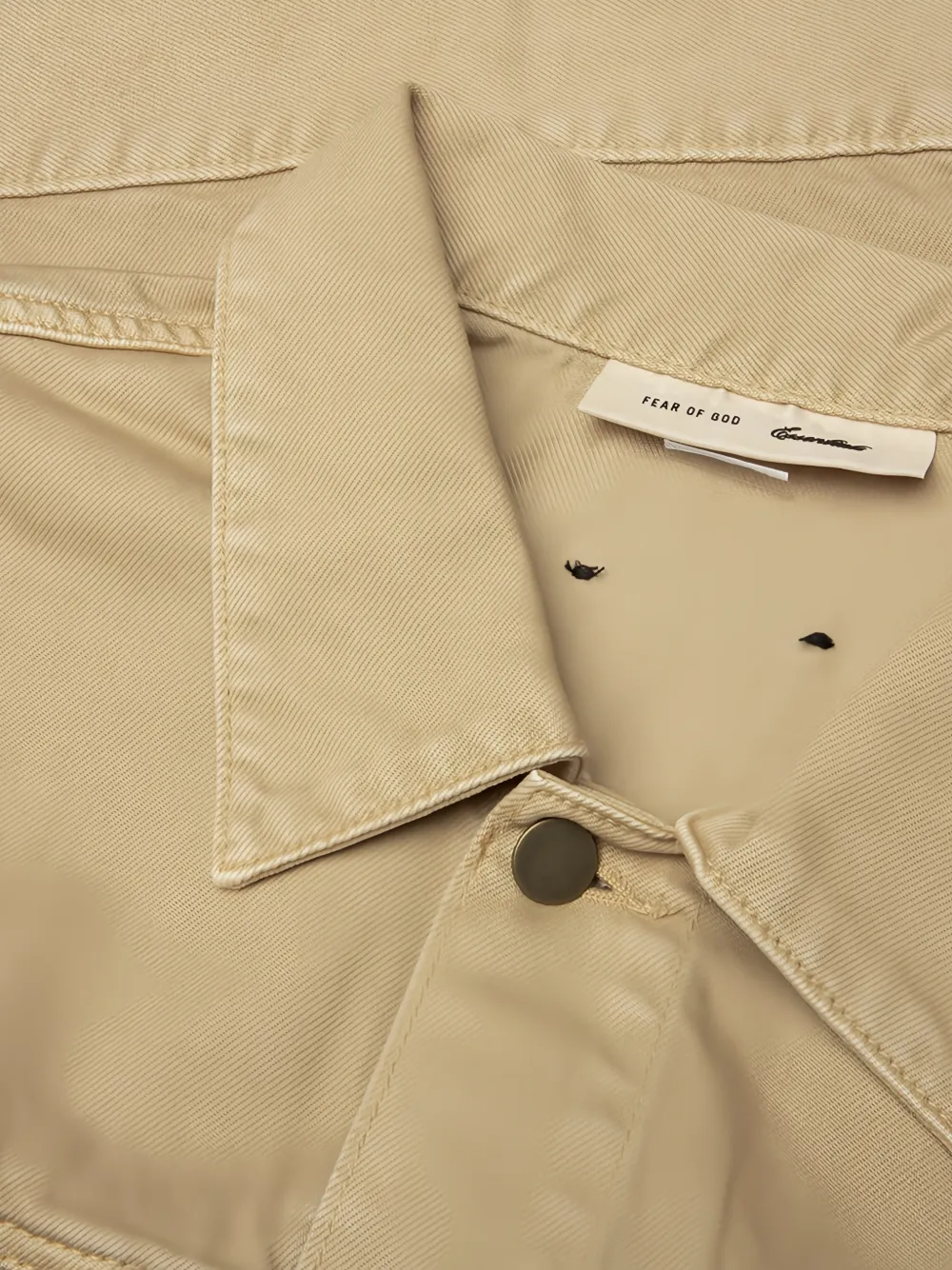 FEAR OF GOD ESSENTIALS Classic denim jack Beige