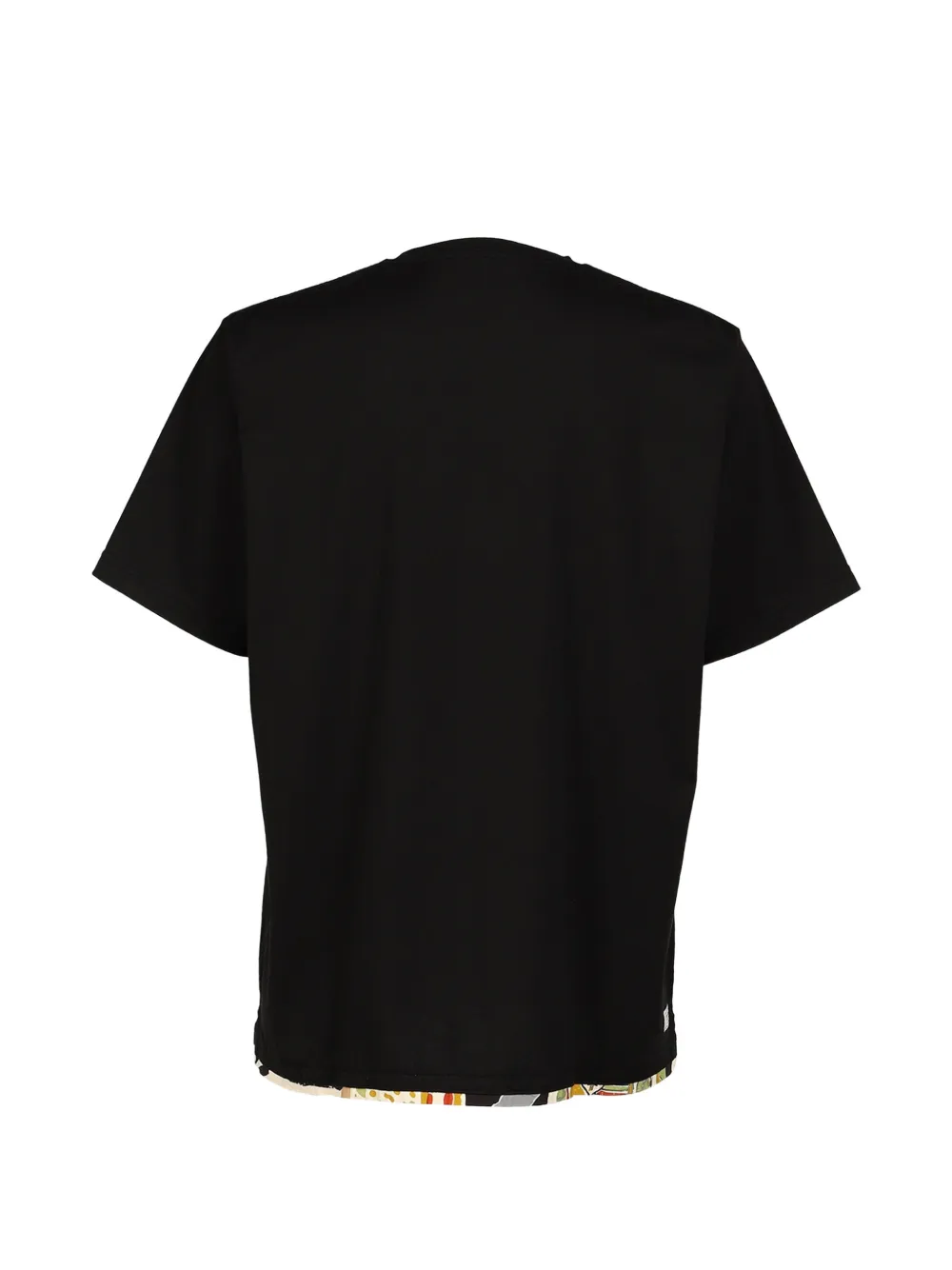PORTER CLASSIC Hawaiian Outdoor T-shirt met bies Zwart