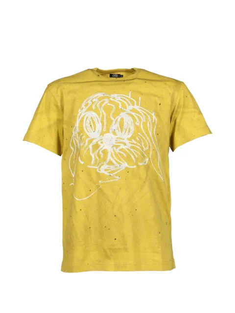 CHITO graphic-print paint-splatter T-shirt