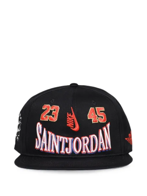 Jordan logo-embroidered snapback cap