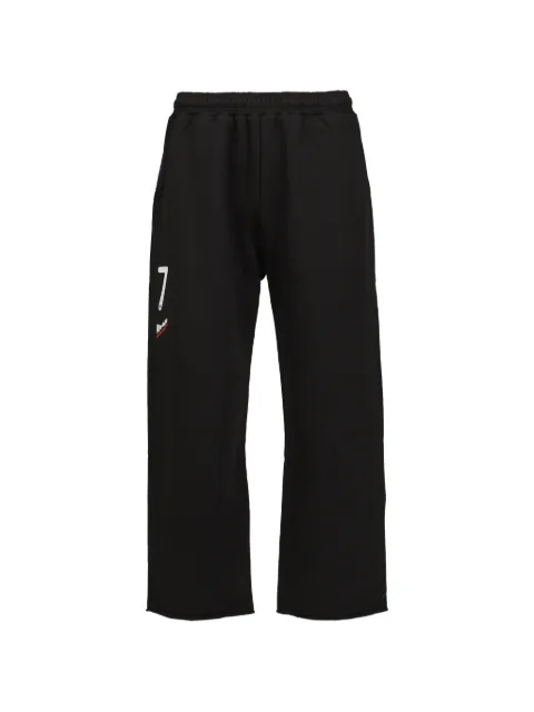 PROTOTYPES logo-print cropped track pants