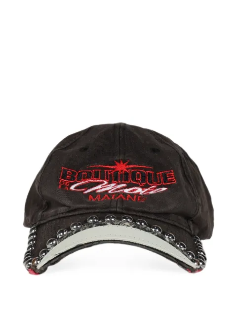 Joshua J. Scrap stud-embellished baseball cap