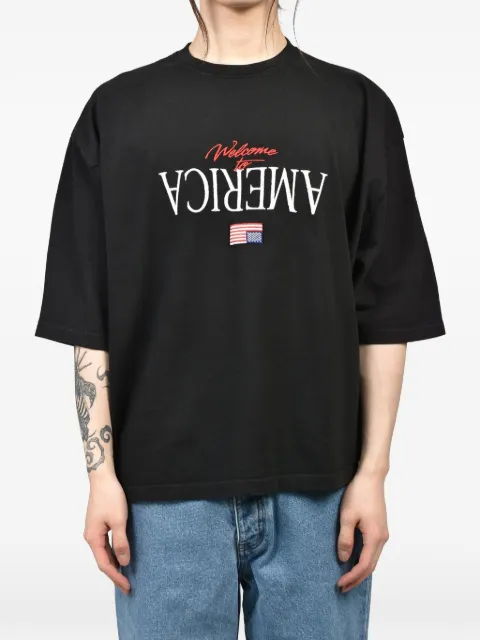Willy Chavarria embroidered Buffalo T-shirt