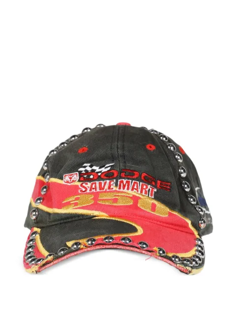 Joshua J. Metal Face Crust adjustable-strap baseball cap