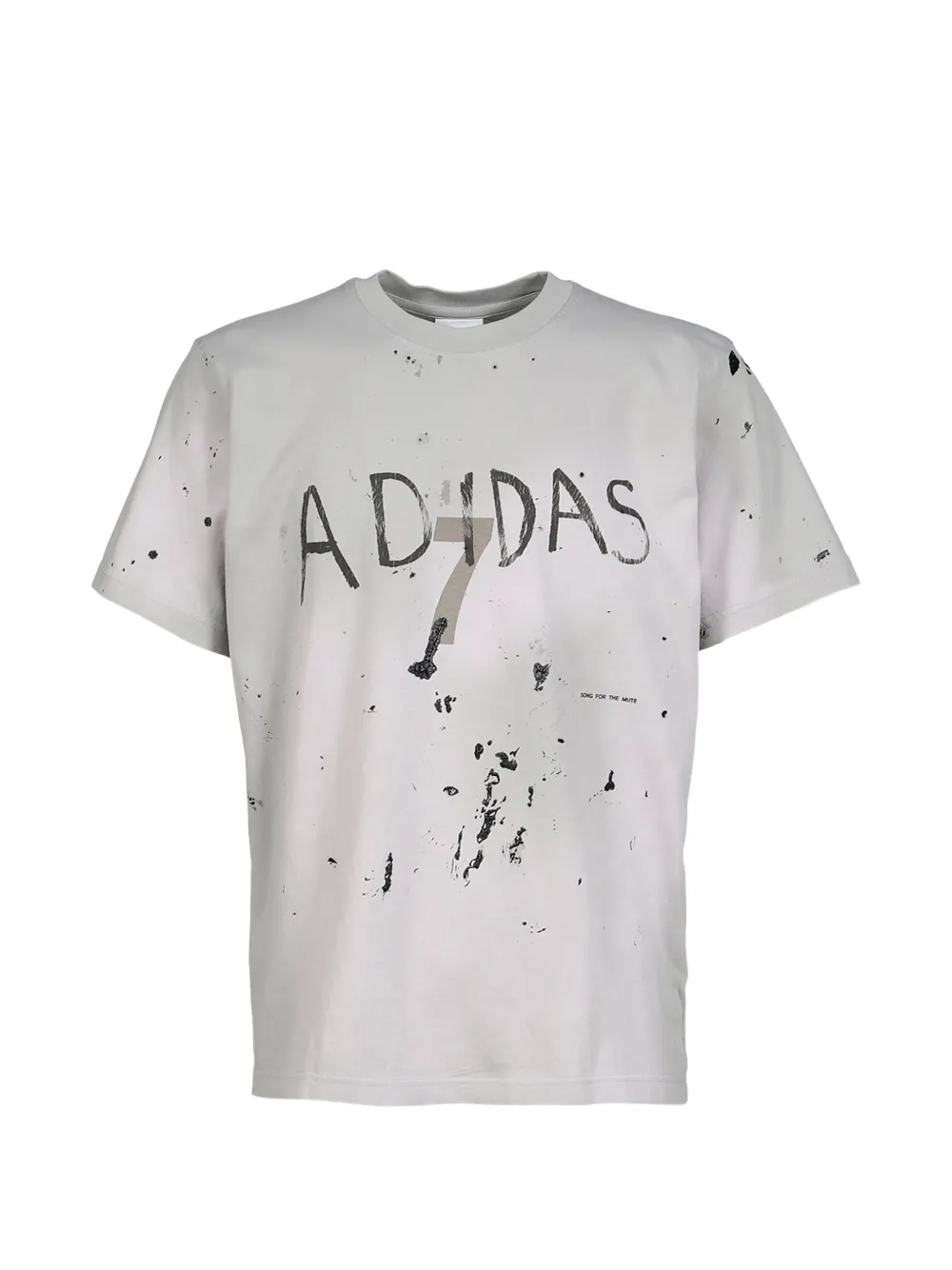 Song For The Mute paint-splatter logo-print T-shirt