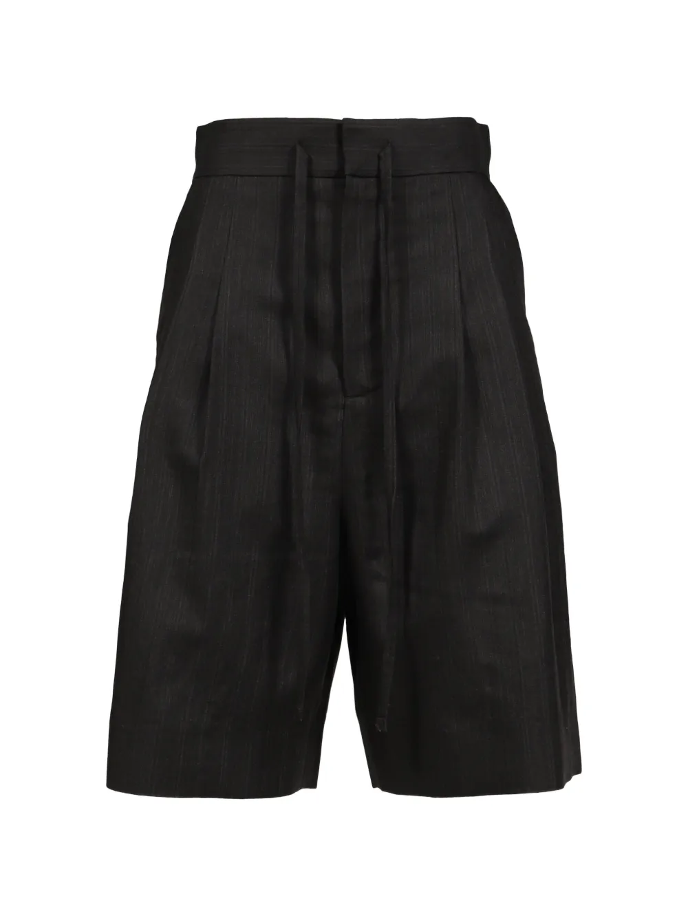 Fear Of God pinstriped wool shorts - Schwarz