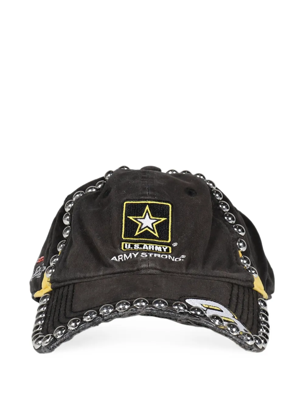 Joshua J. Metal Face Crust cap - Nero