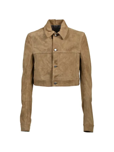 Rick Owens cropped suede jacket