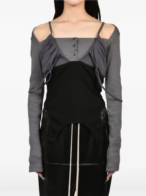 SRVC Studio layered cut-out top
