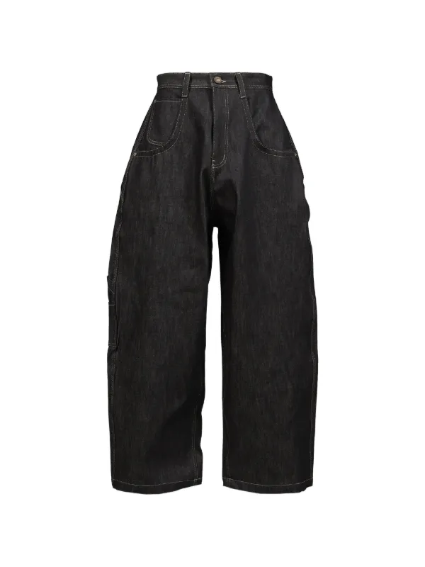 【tohji着用】protocol index pants denim ブランド PROTOCOL INDEX レトロ デニムパンツ | ブルー | FARFETCH JP