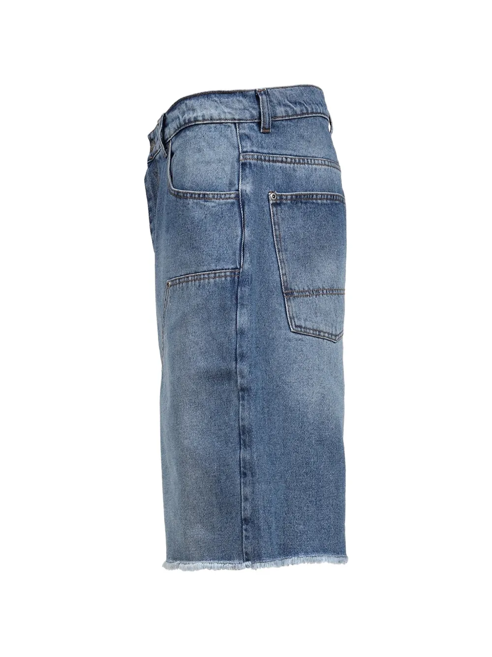 RASSVET Baggy shorts met dubbele knie Blauw