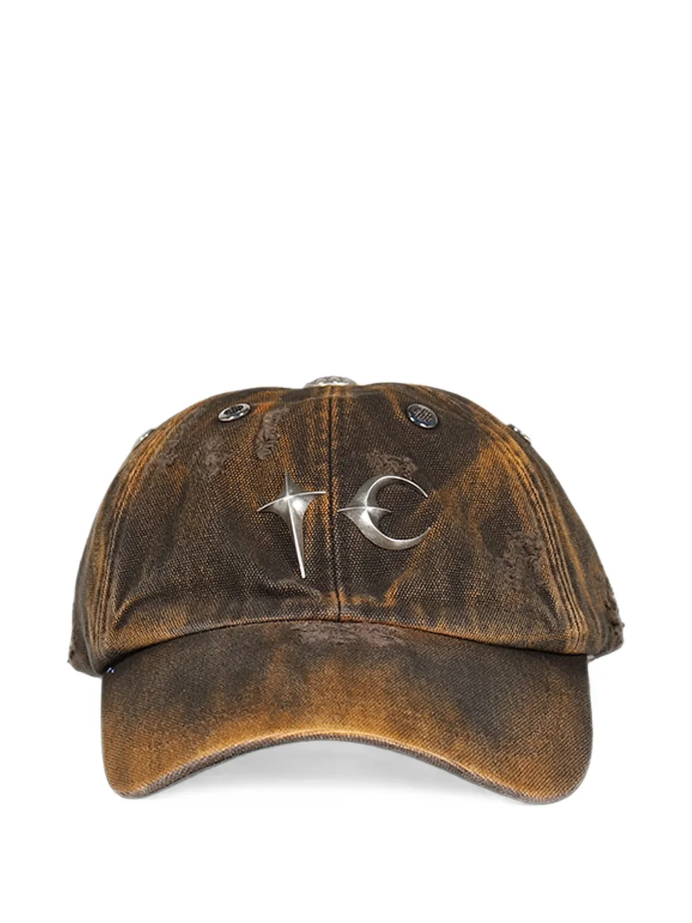 THUG CLUB washed distressed cap - Braun