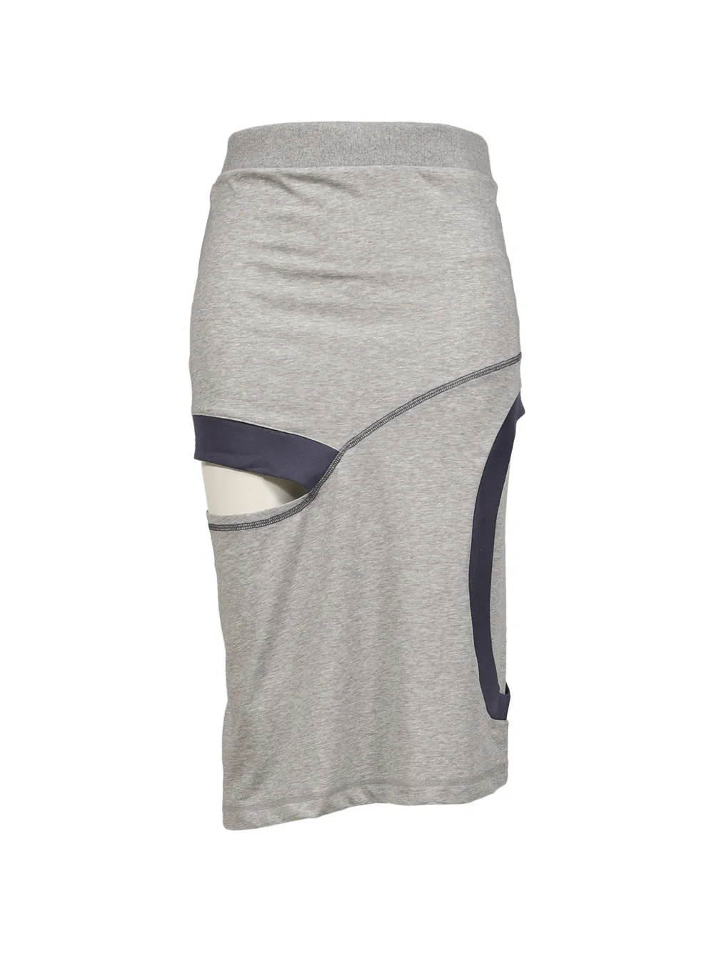 Open YY Gonna midi con cut-out - Grigio