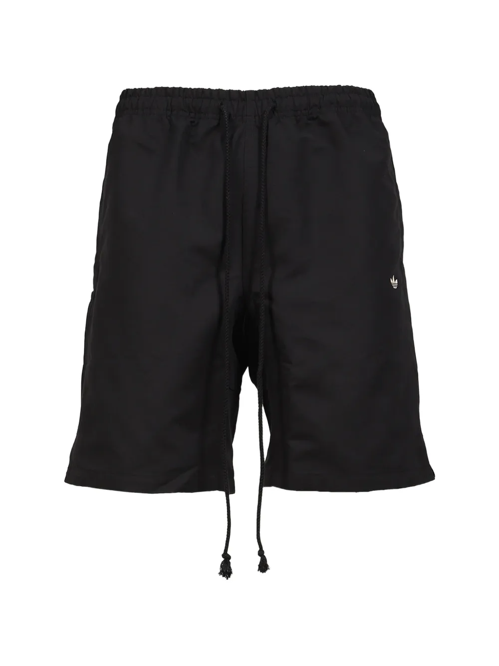 Song For The Mute logo-embroidered side-stripe shorts - Nero