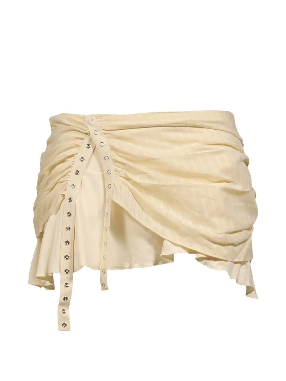 GLOWNY Misty jacquard-stripe skirt - Toni neutri