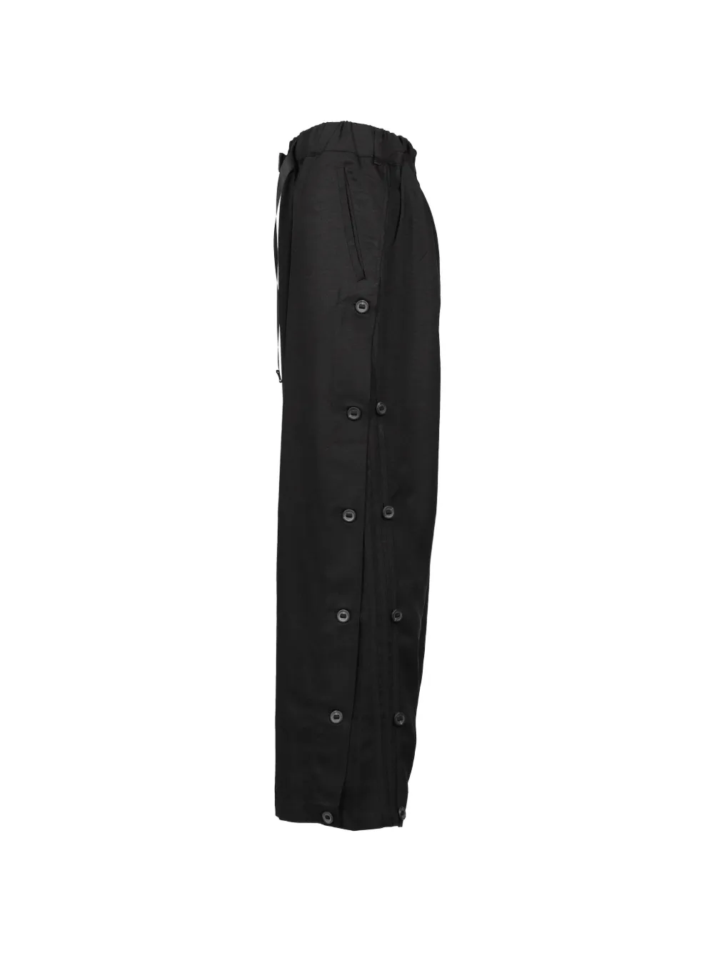 Y-3 Sports Uniform Three-Stripes press-stud trousers Zwart
