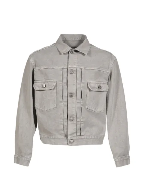 Maison Margiela pleated 4-Stitch denim jacket