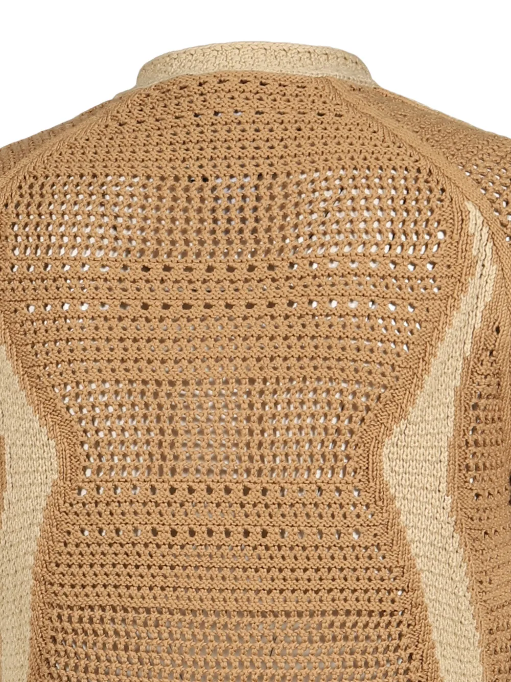 adidas x Clot half-zip knitted polo shirt Bruin