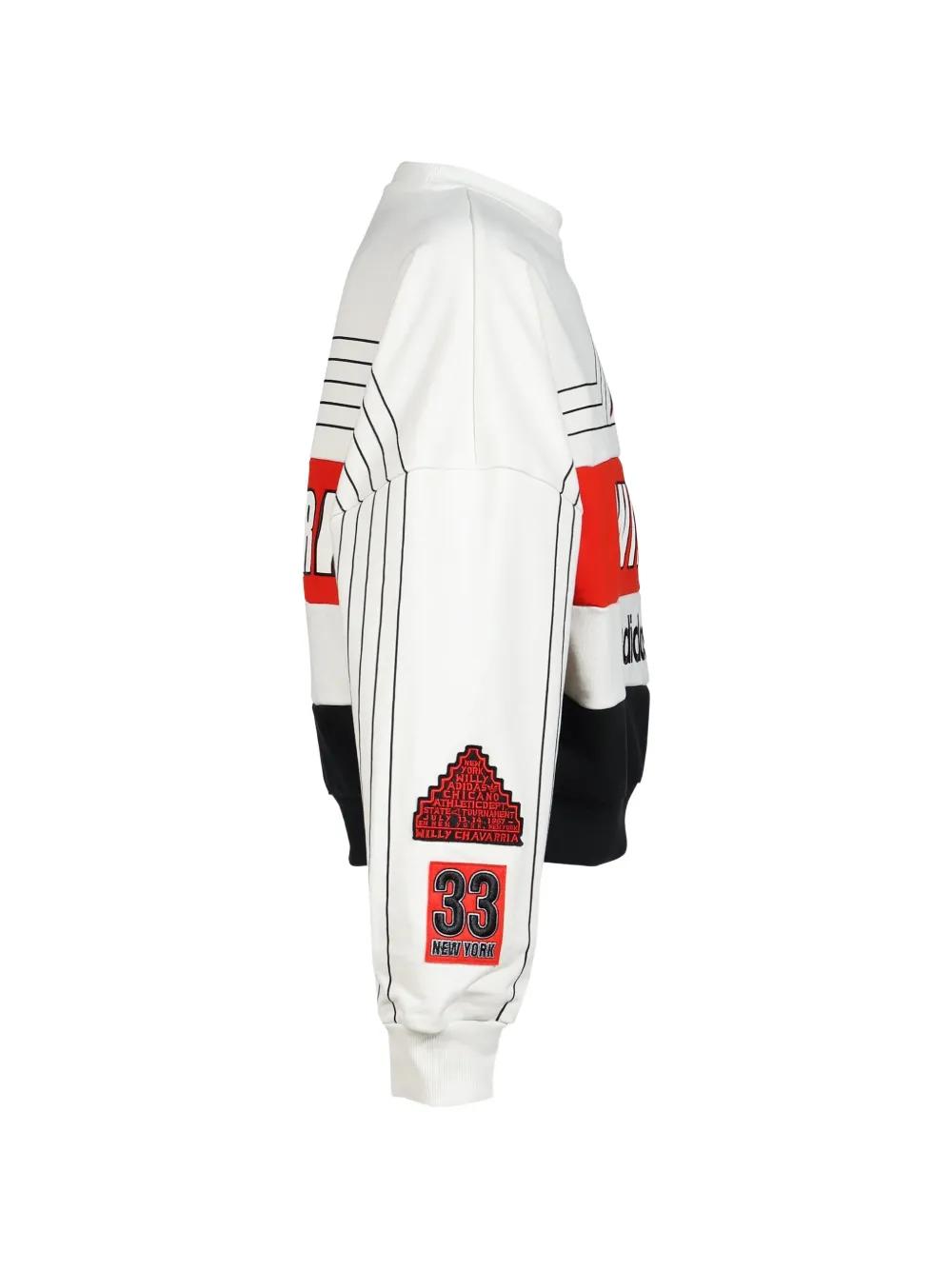 adidas x Willy Chavarria crew-neck sweater Wit
