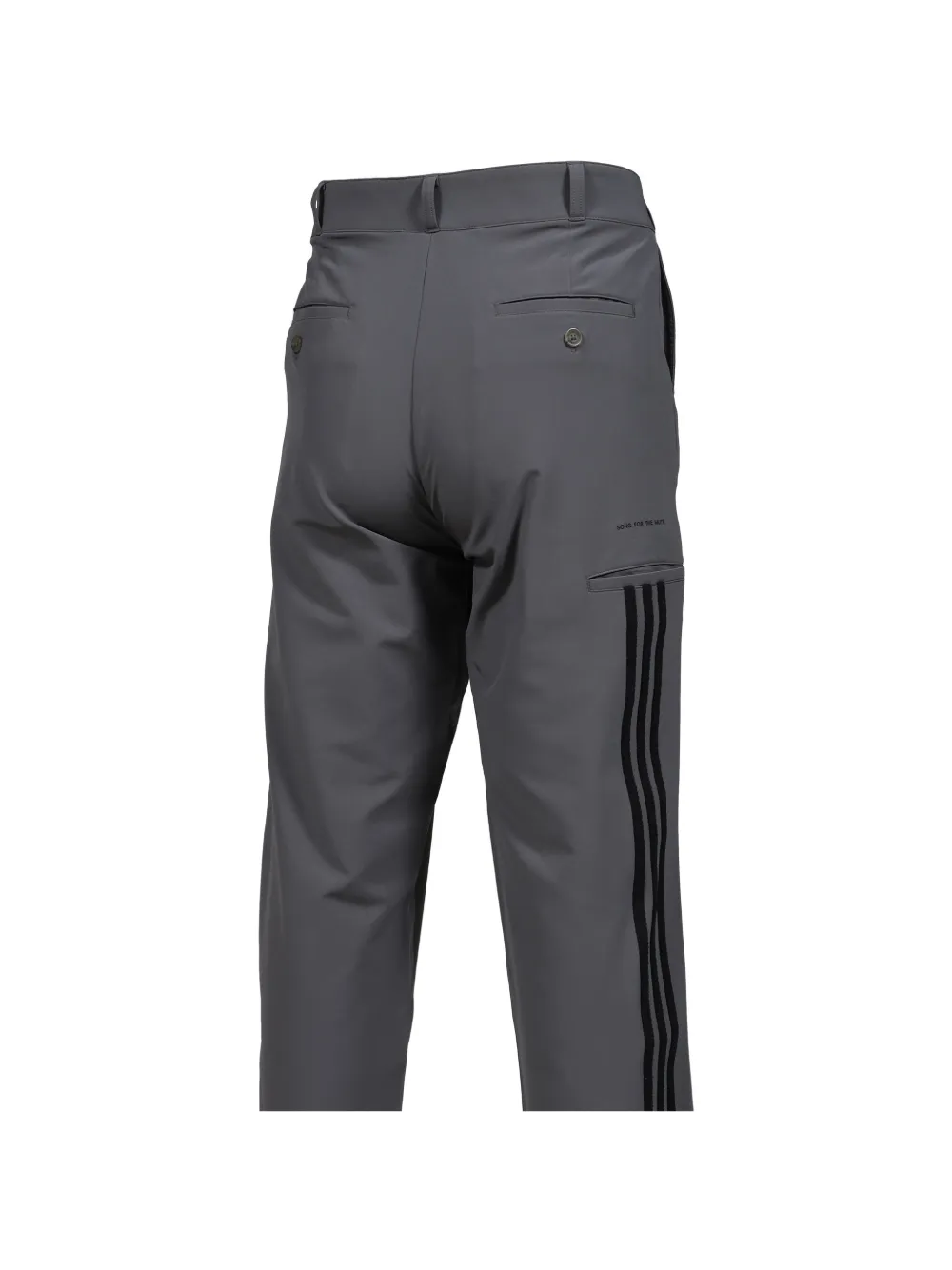 Song For The Mute x adidas broek met 3 strepen en geborduurd logo Grijs