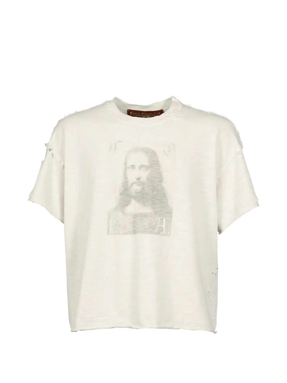 Crazy Clown L.A. graphic-print distressed T-shirt