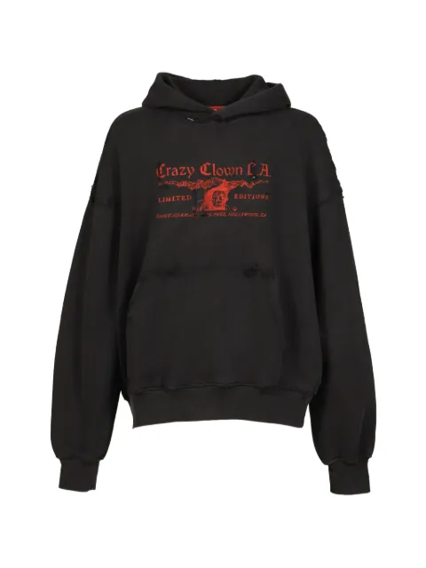 Crazy Clown L.A. Town logo-print hoodie