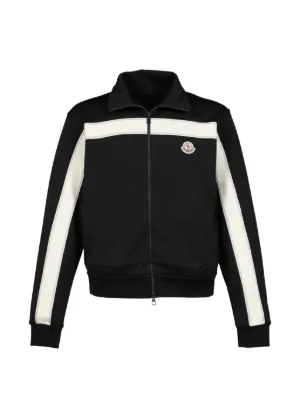 Moncler コントラストパネル トラックジャケット | ブラック | FARFETCH JP
