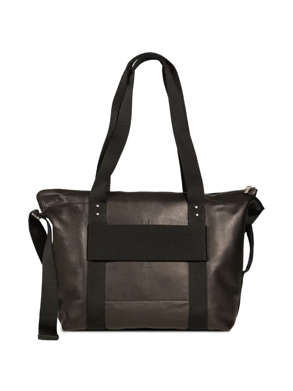 Rick Owens Trolley leather shoulder bag - Nero