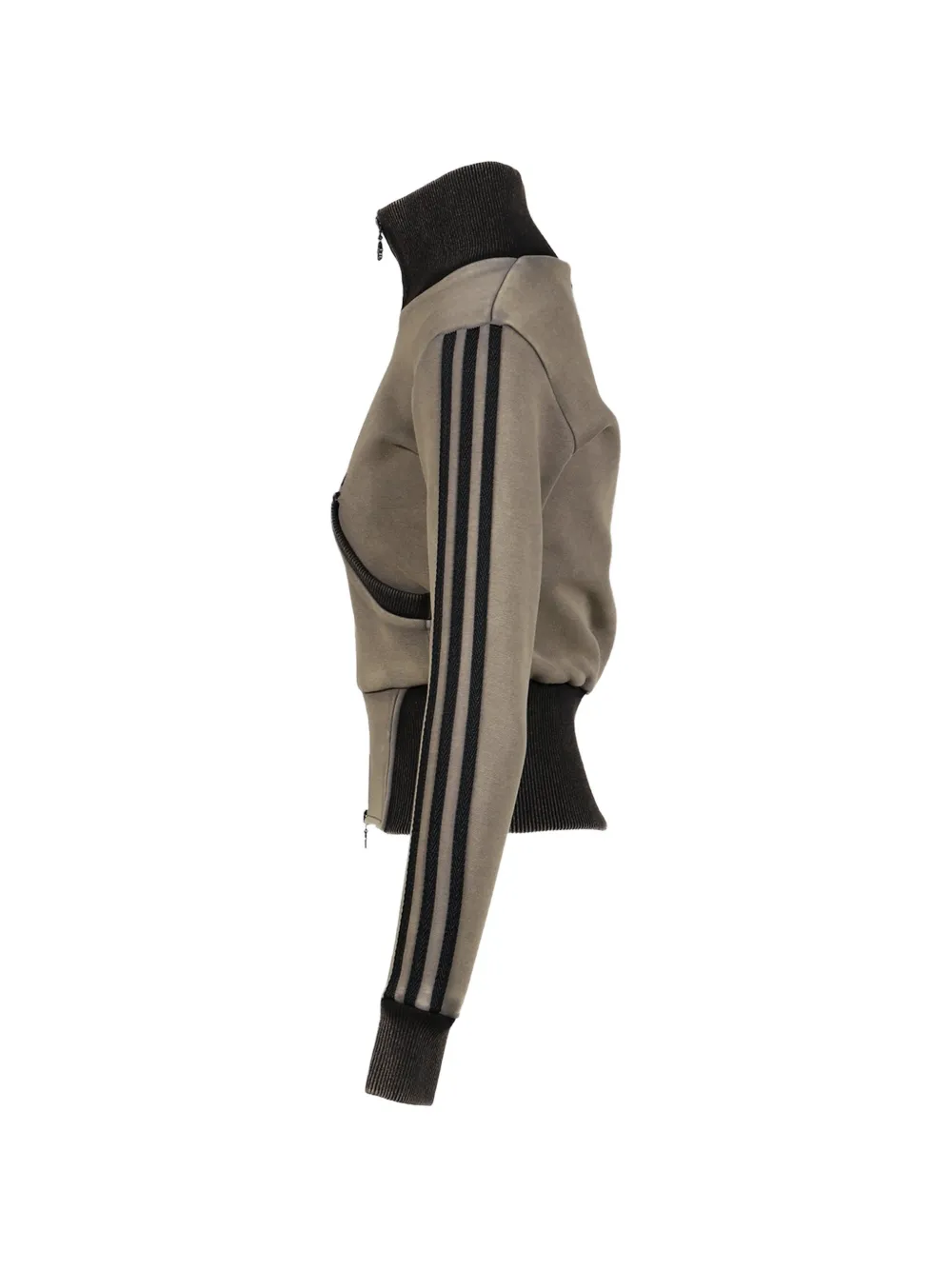 adidas x AVAVAV cropped zip-up sweatshirt Grijs