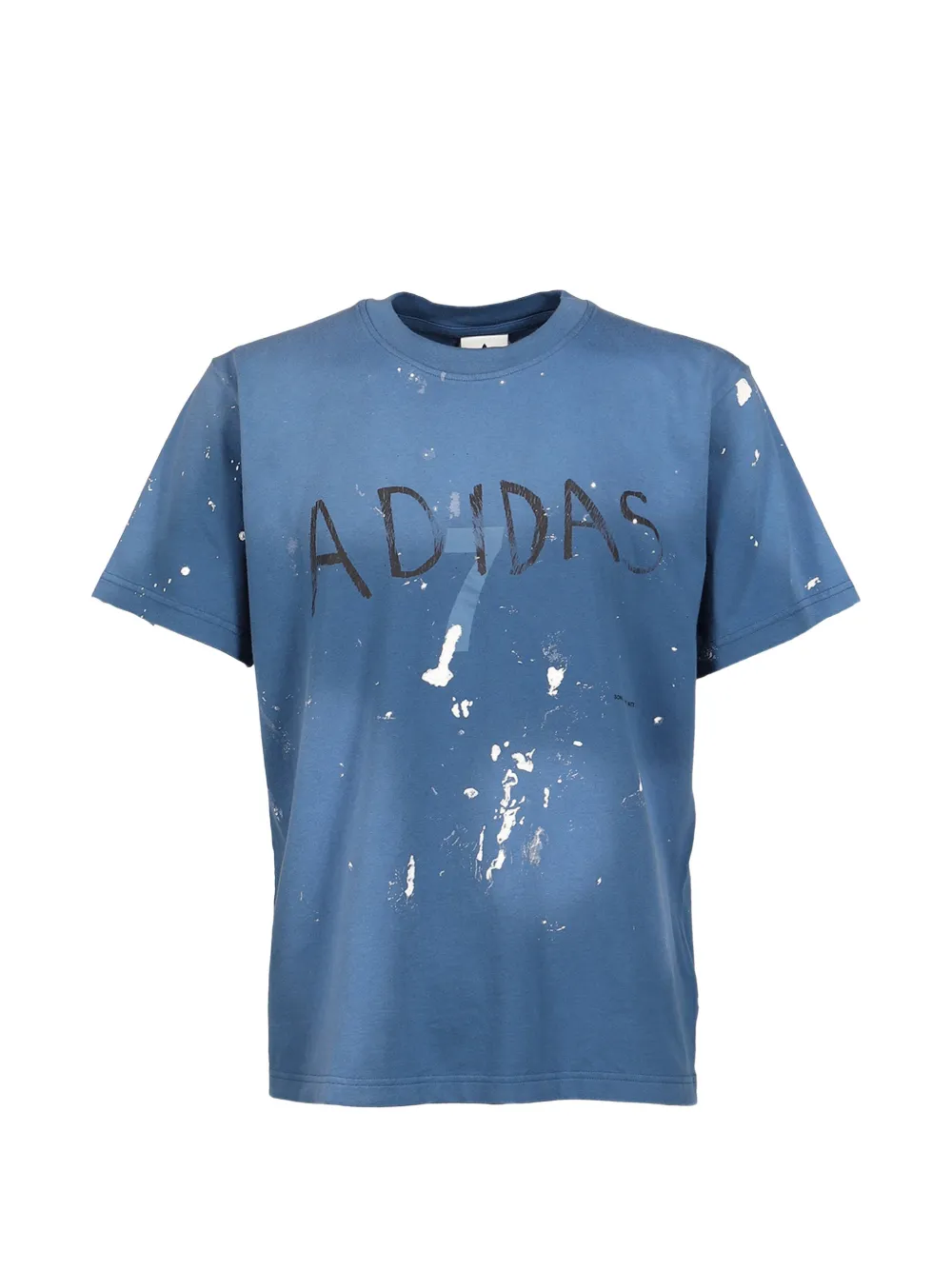 Song For The Mute x Adidas Originals paint-splatter logo-print T-shirt
