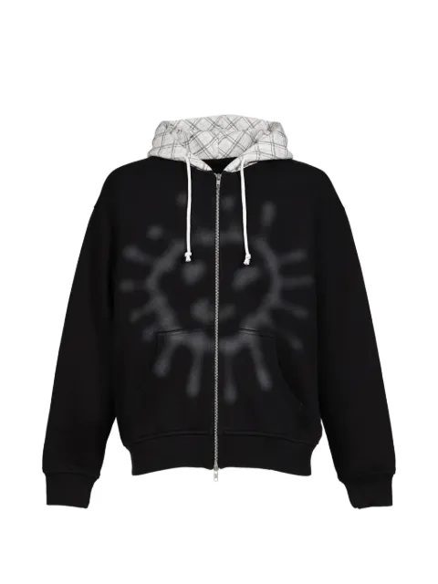  RASSVET sun-faded zip-up hoodie