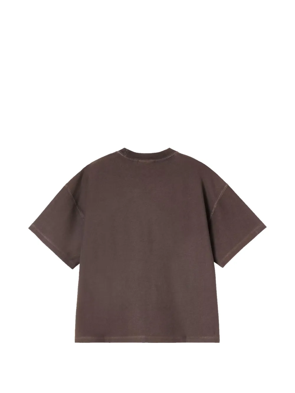 Carhartt WIP Lambert T-shirt met geborduurd logo Bruin