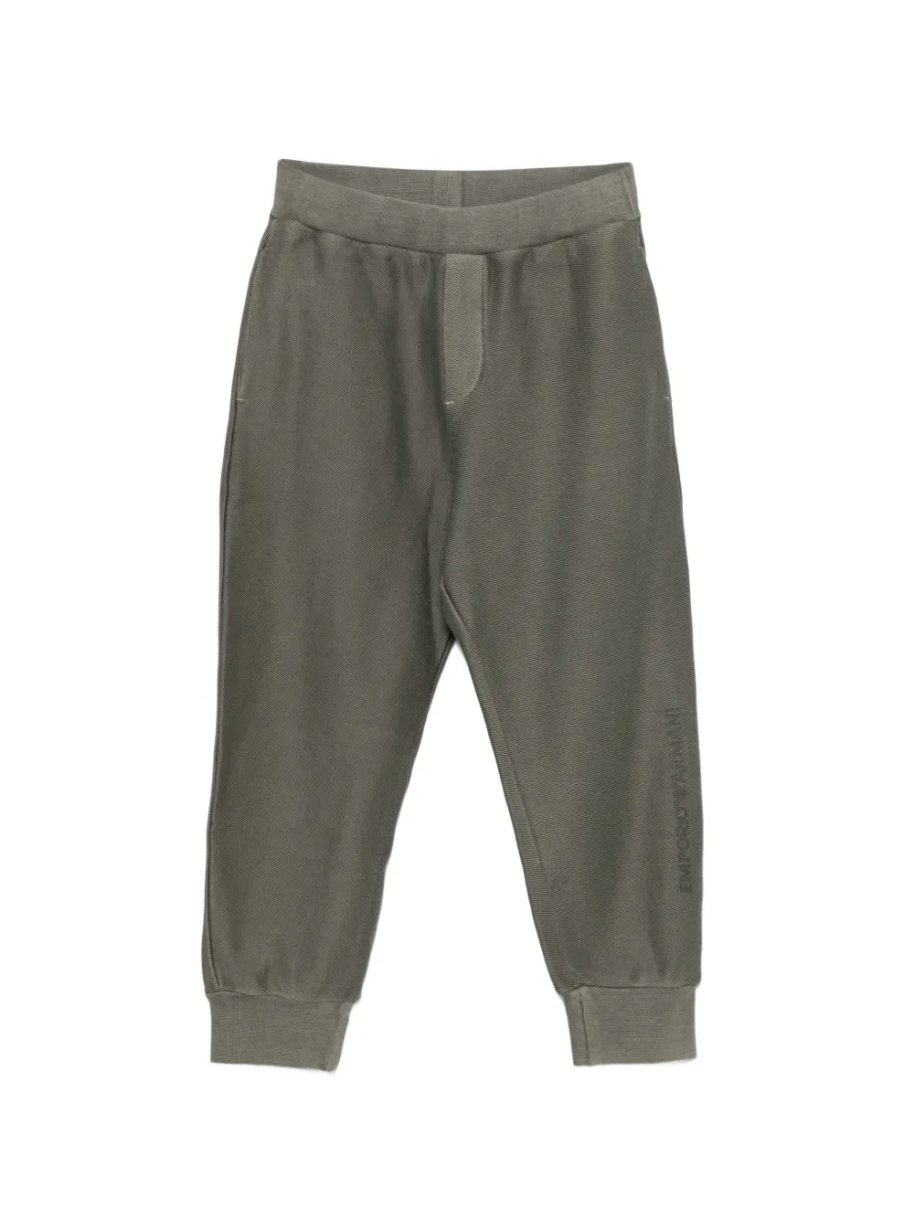 Emporio Armani Kids Pantaloni sportivi con stampa - Verde