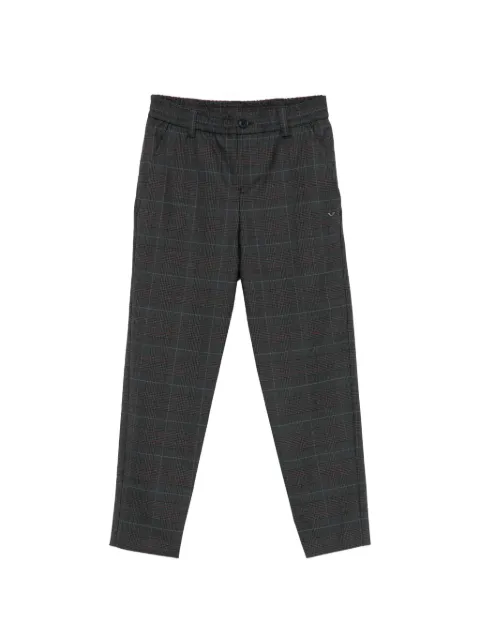Emporio Armani Kids tweed-check trousers