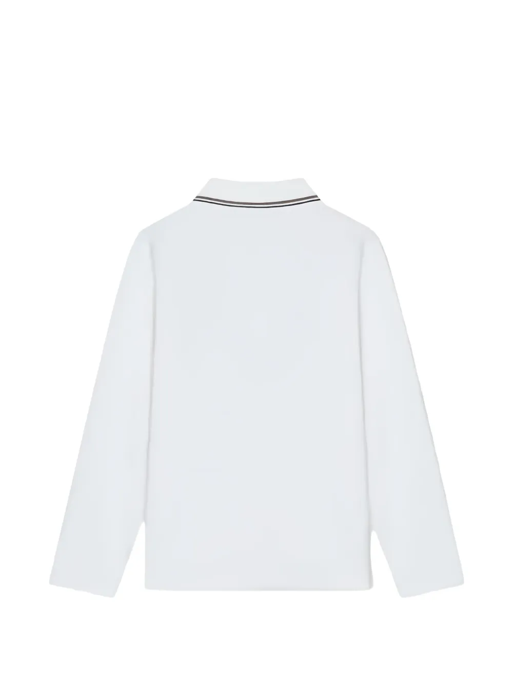 Emporio Armani Kids Poloshirt met lange mouwen Wit